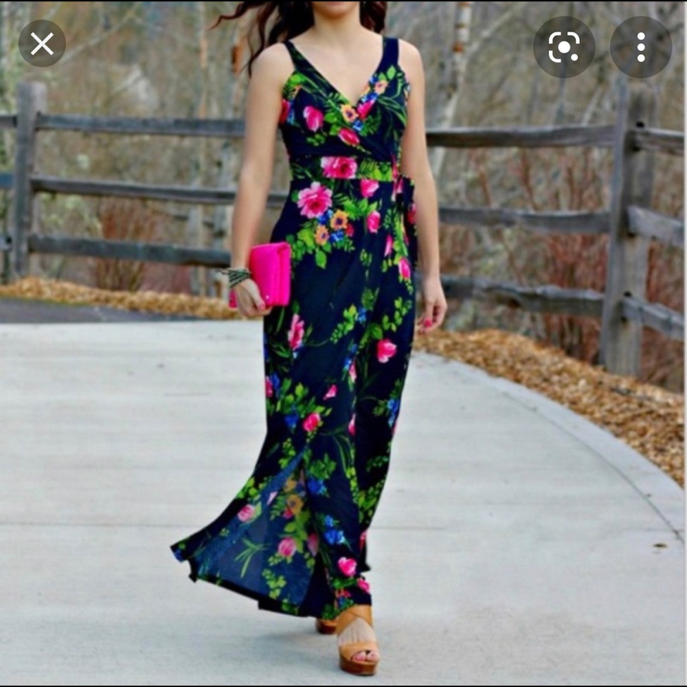 NWT Le Lis faux wrap dress